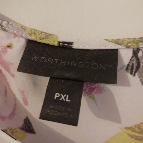 Worthington Flowered Tank Tunic - Picture 3 of 5